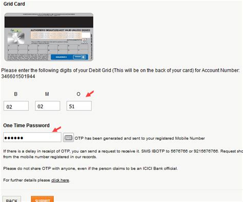 11 hours ago &0183;&32;Steps to get OTP Heres how you can transact online using the OTP with ICICI Bank Debit Card. . Debit card otp bypass